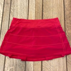 Lululemon Pace Rival Mid-Rise Skirt 12”